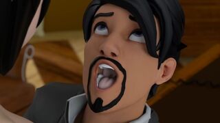 Stepdaughter Rides Dad - 3D Hentai Sex