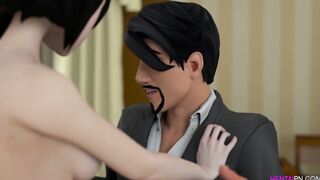 Stepdaughter Rides Dad - 3D Hentai Sex