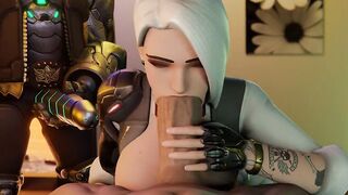 Ashe Oral Sex Blows Such a Long Cock OMG. GCRaw. Overwatch