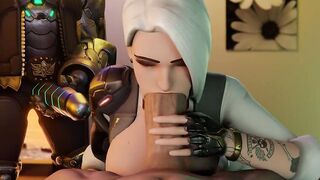 Ashe Oral Sex Blows Such a Long Cock OMG. GCRaw. Overwatch