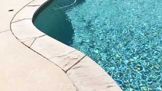 Poolside Squirt and Suck