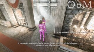 Oona's Second Quest / Chloe - Part two / Trapped into Pink Rubber Catsuit and Chastity