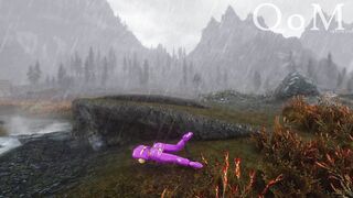 Oona's Second Quest / Chloe - Part two / Trapped into Pink Rubber Catsuit and Chastity