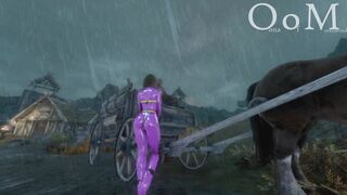 Oona's Second Quest / Chloe - Part two / Trapped into Pink Rubber Catsuit and Chastity