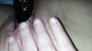 Lesbo stud fucking pawg wifey with strap on