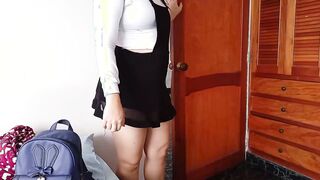 My schoolgirl was supposed to come here to improve her