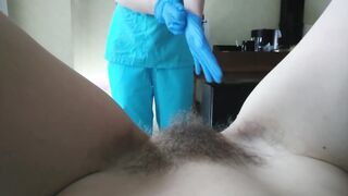 Group Gyno Exam by a Strange Doctor