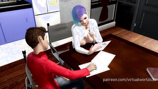 Seduced By The Math Tutor + Breast Expansion