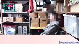 StripSearchPorn.com - Big Titted female officer blowjobs stud thief