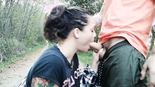 We get freaky inside the middle of the road and she ate my cock
