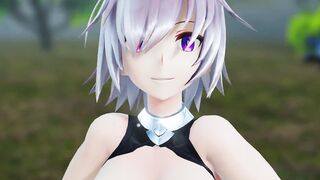mmd r18 FGO fate grand order Mash Conqueror 3d anime