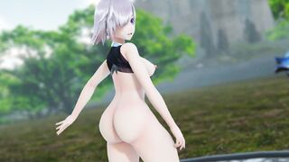 mmd r18 FGO fate grand order Mash Conqueror 3d anime