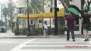 Exhibitionist Ex-Wife 490 - mom Heather Walking Around Town Inside