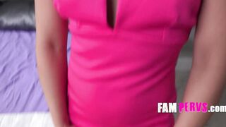 pov Your stepmom is a TOTAL bimbo