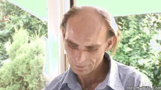 Mature hubby view young ex-wife lick and banged