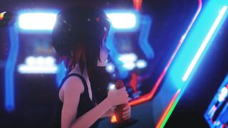 mmd r18 Ruby & Arcade Game 3d anime