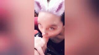 Bunny bimbos Gets Facial For Easter