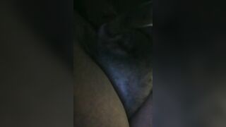 huge tit african fucks her twat
