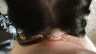 pov Soak Fellatio with Long titty plowed and facial