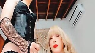 Tranny Gives a Blow and Fucked her Mate