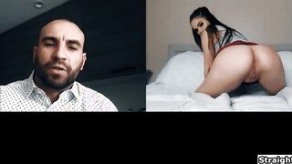 Stepdad makes stepdaughter spank herself