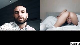 Stepdad makes stepdaughter spank herself
