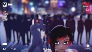 mmd r18 Ruby Cheering Dance 3d cartoon Ntr RWBY