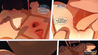 Hotel Transylvania - 118yo Mavis Loses Virginity - BONDAGE Cutie double penetration Anal Gang Bang by Strangers