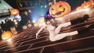 mmd r18 Haloween with Ruby 3d cartoon RWBY