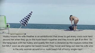 Exhibitionist Wifey 491 Pt1 - Husband Films mom Heather Sunbathing