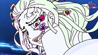 Daki y Tanjiro Cartoon - Demon Slayer - Kimetsu no Yaiba