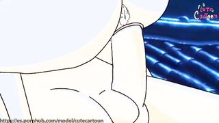 Daki y Tanjiro Cartoon - Demon Slayer - Kimetsu no Yaiba