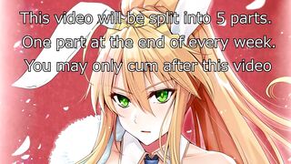 Artoria's no Nut November Challenge FINALE -anime JOI (FGO JOI, Roulette, Edging)