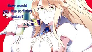 Artoria's no Nut November Challenge FINALE -anime JOI (FGO JOI, Roulette, Edging)
