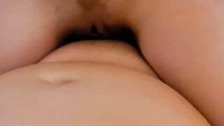 Turned On mom with long natural titted takes a cock for a ride