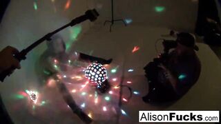 Beauty long boobed disco ball Beauty
