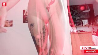 Tattooed CLAUDIA SWEA knows how to milk her fan's dick