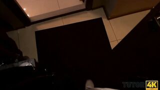TUTOR4K. Boy enticed teacher into showing off tits and being