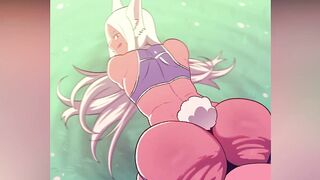 BOKU NO HERO - MIRUKO FUCKS A DICK