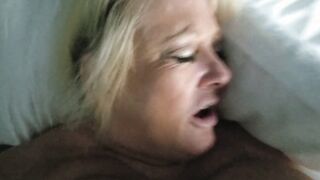 Delivering a Incredible Snatch Pounding To This Huge Tit Skank