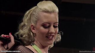 Big tits femdom pegging man slave