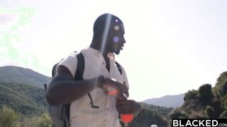 BLACKED Yukki & Tasha pick up hitchhiker on bbcs adventure