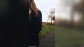 Boobwalk: V-Shirt and Coat. Vertical