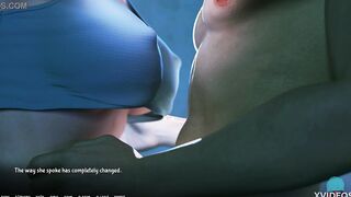 A.O.A. Academy #106 • She is handling his huge penis
