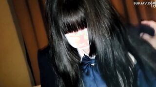147cm華奢な子にこっそり中出し