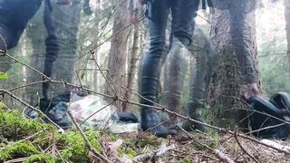 The most super Pegging into the woods of Germany