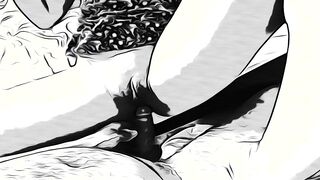 My Stepsister lost my keys and pay with her snatch - Hentai mode