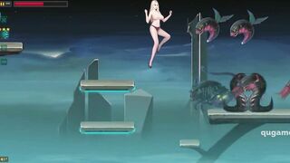 Dark Star act animated | Adorable blonde bimbos with huge jugs and huge butt plowed inside game | blonde animated