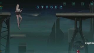 Dark Star act animated | Adorable blonde bimbos with huge jugs and huge butt plowed inside game | blonde animated