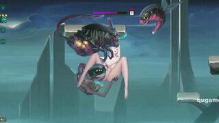 Dark Star act animated | Adorable blonde bimbos with huge jugs and huge butt plowed inside game | blonde animated